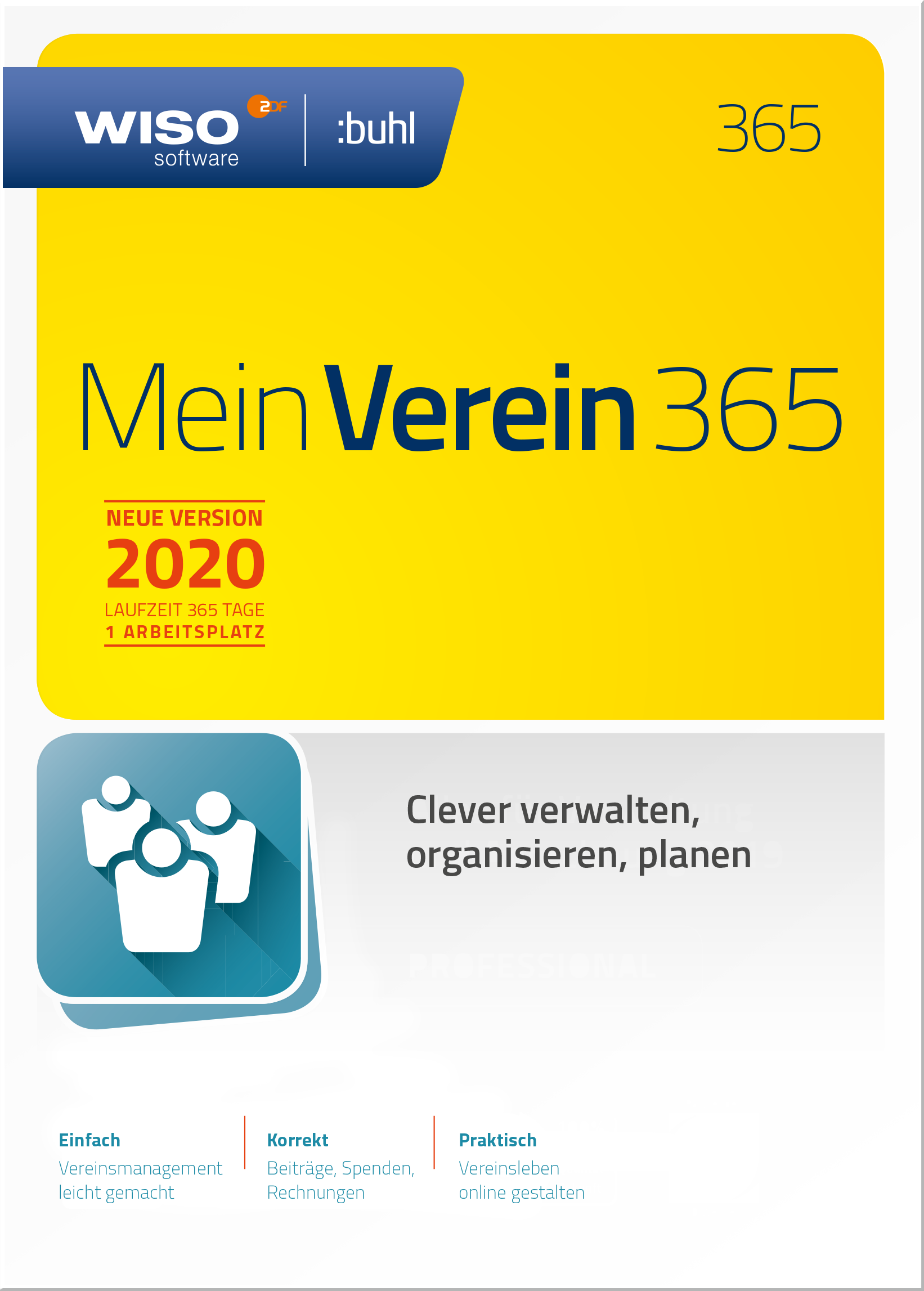 WISO Mein Verein 2019 365 Version Günstig Kaufen Zum Download