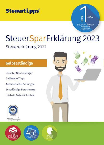 SteuerSparErklärung Selbstständige 2023 (für Steuerjahr 2022) Zum Download