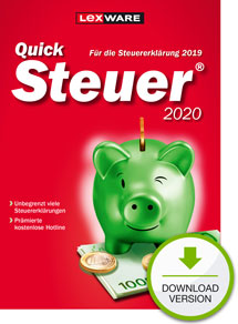 Hauptbild des Produkts: QuickSteuer 2020 (für Steuerjahr 2019)