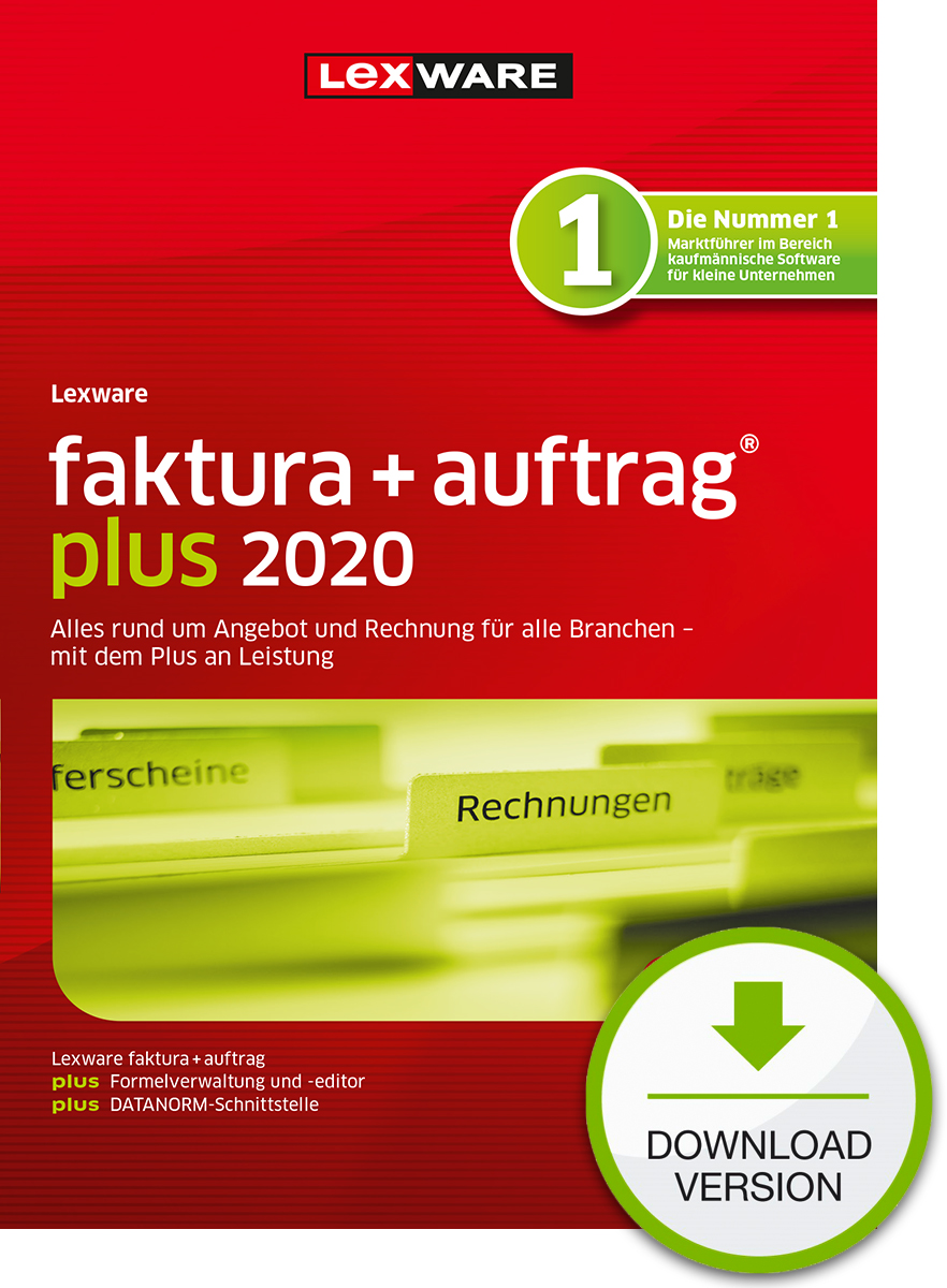 Lexware faktura+auftrag plus 2020 Dokument zum Download