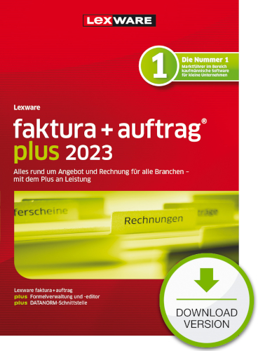 Lexware faktura+auftrag plus 2023 - Abo Version Dokument zum Download