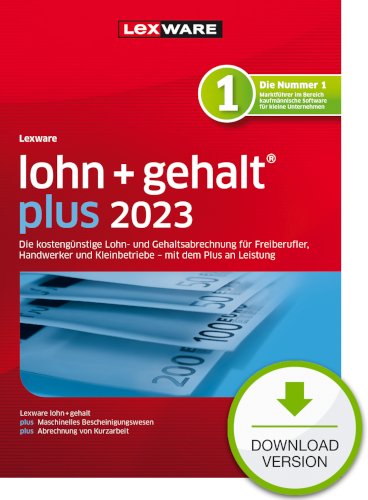 Lexware lohn+gehalt plus 2023 - Abo Version Dokument zum Download