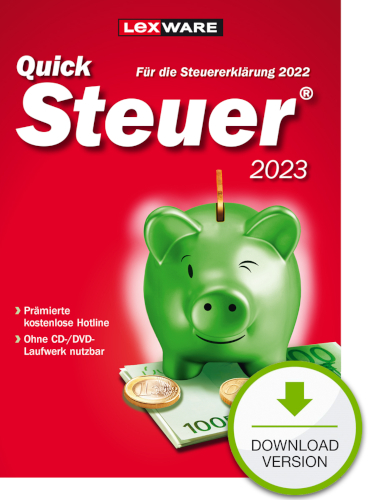 Hauptbild des Produkts: QuickSteuer 2023 (für Steuerjahr 2022)