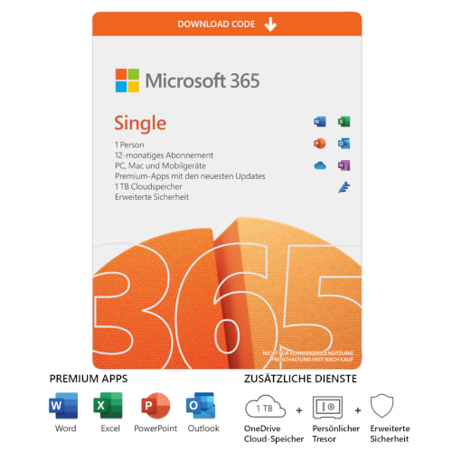 Hauptbild des Produkts: Microsoft 365 Single