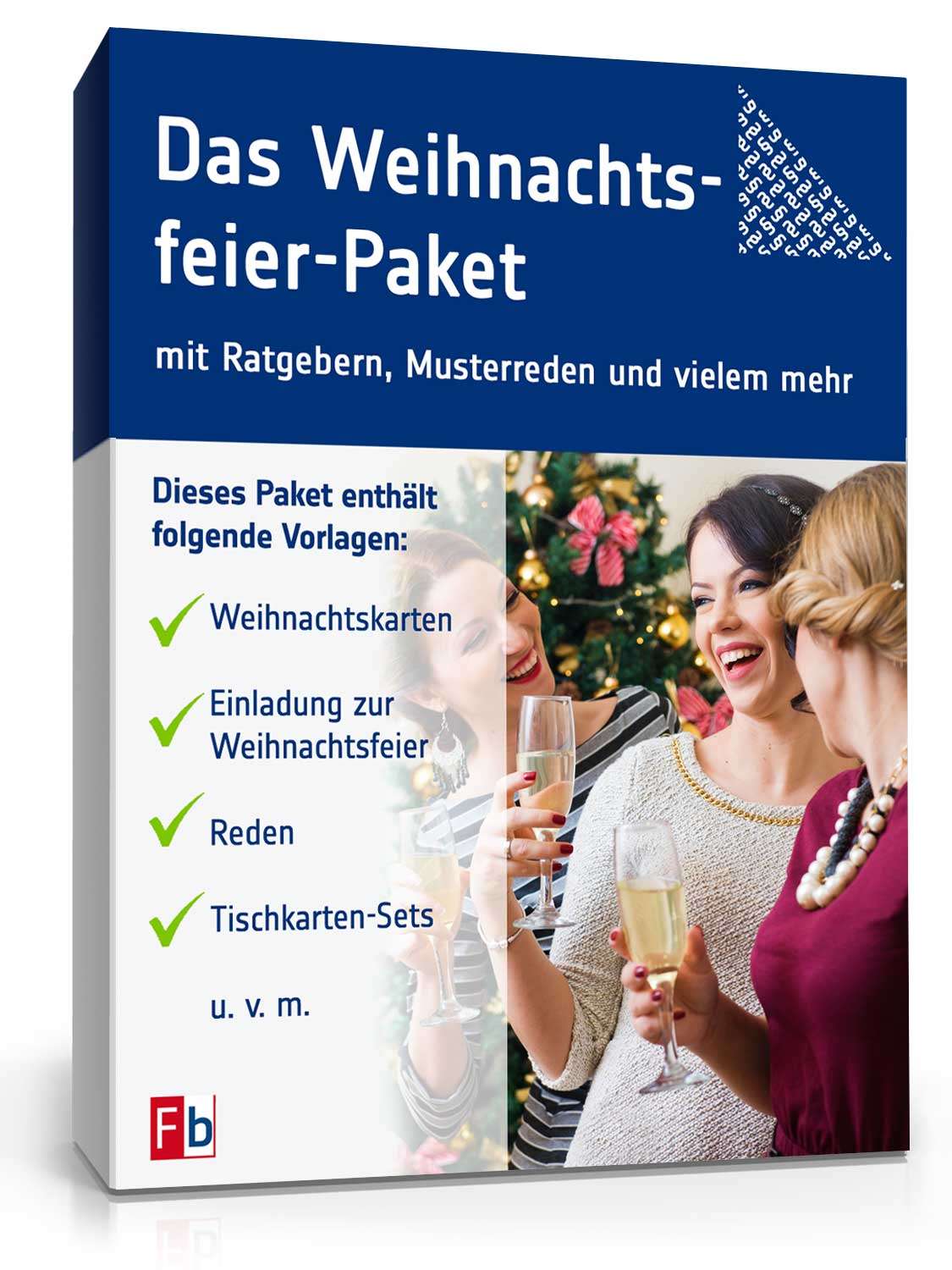 Vorlagen Paket für eine Weihnachtsfeier